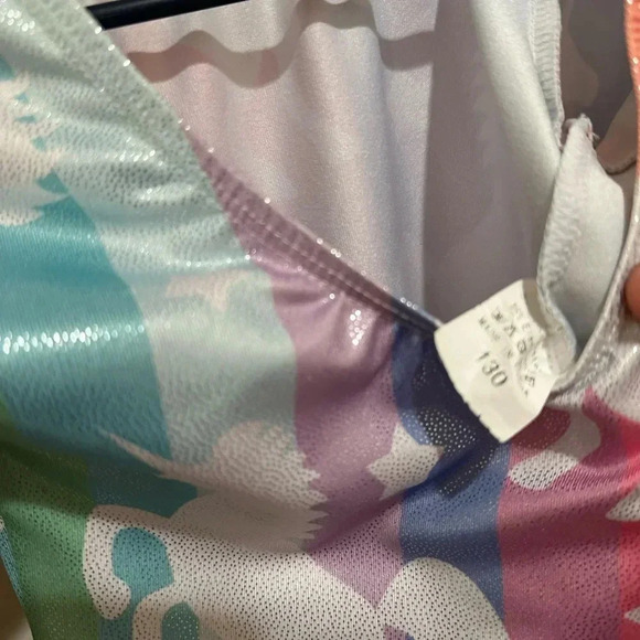 Unbranded Girl’s Unicorn Rainbow Print Ballet Tutu Dress - Picture 5 of 5